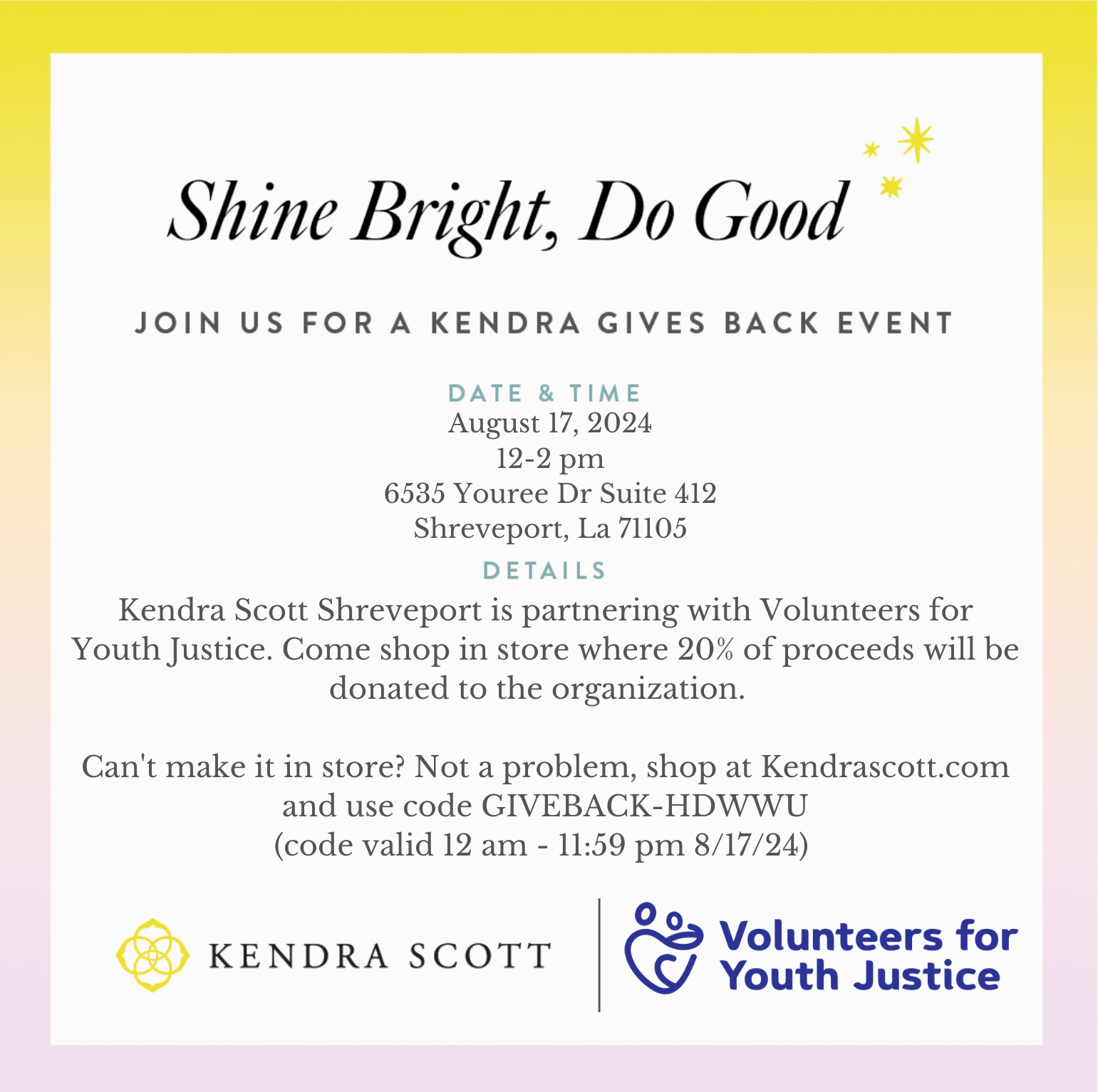 Kendra Scott Gives Back